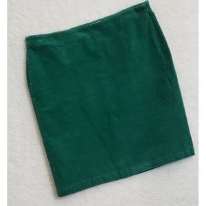 SKIRT EMERALD GREEN OLD NAVY CORDUROY SIZE 12